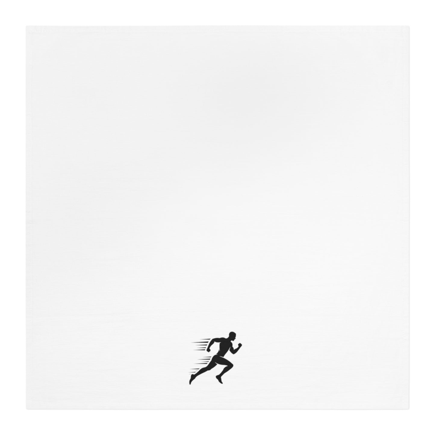 Running Silhouette Tea Towel — Minimalist Runner Kitchen Towel