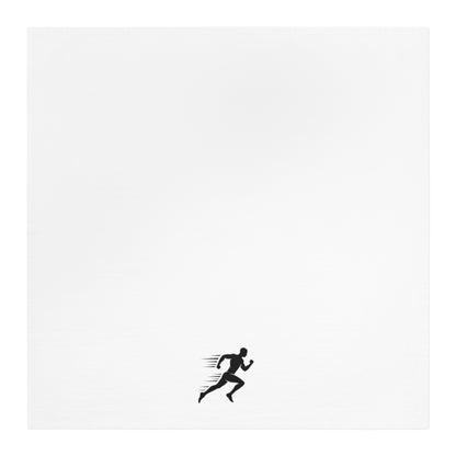 Running Silhouette Tea Towel — Minimalist Runner Kitchen Towel