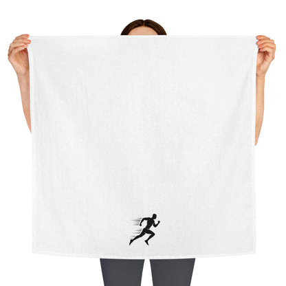 Running Silhouette Tea Towel — Minimalist Runner Kitchen Towel
