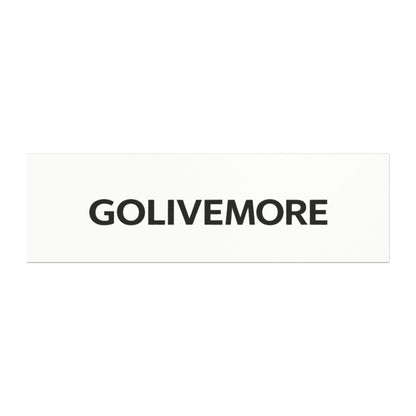 Car Magnet — GOLIVEMORE Minimalist Black Text Decal