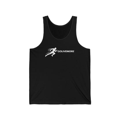 Running Tank Top – "GoLiveMore" Sprint Graphic Athletic Tank